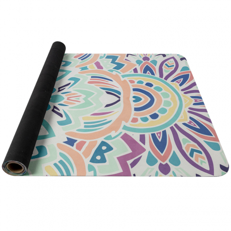 YATE YOGA MAT 1 mm - růžová/modrá