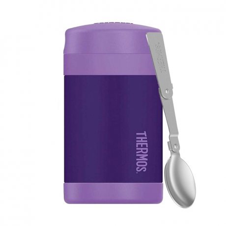 Thermos FUNtainer 470 ml se lžící fialová