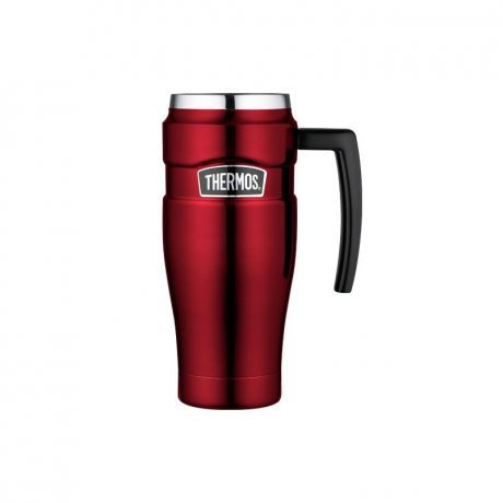 Thermos Style 470 ml termohrnek s madlem červený