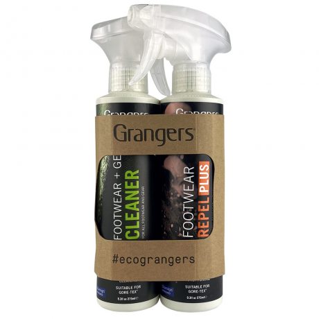 Grangers FOOTWEAR REPEL PLUS + FOOTWEAR GEAR CLEANER