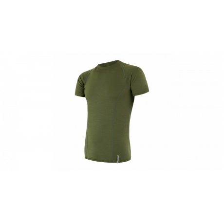 SENSOR MERINO ACTIVE pánské triko kr.rukáv safari green