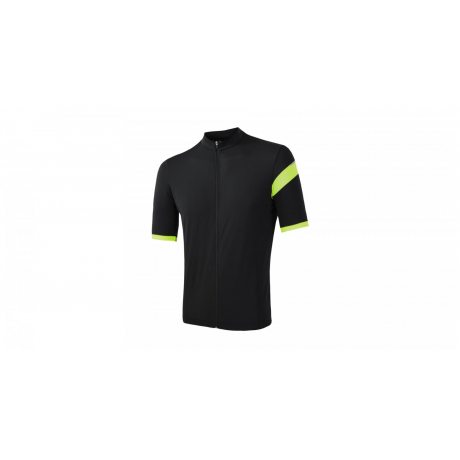 SENSOR CYKLO COOLMAX CLASSIC pánský dres kr.rukáv celozip true black