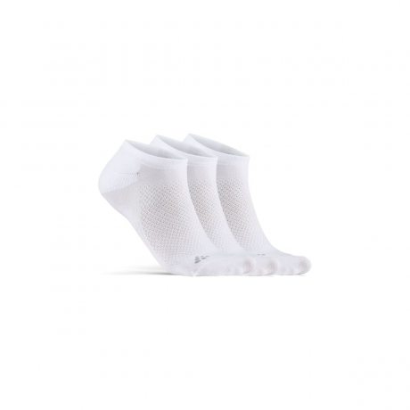 CRAFT CORE Dry Footies 3-pack bílá 1910638-900000