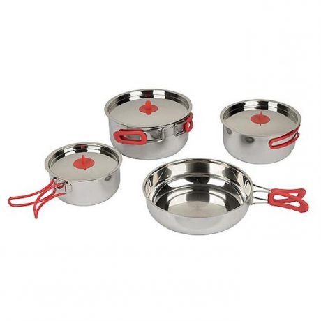 Bo-Camp Set Of Pans Travel 4