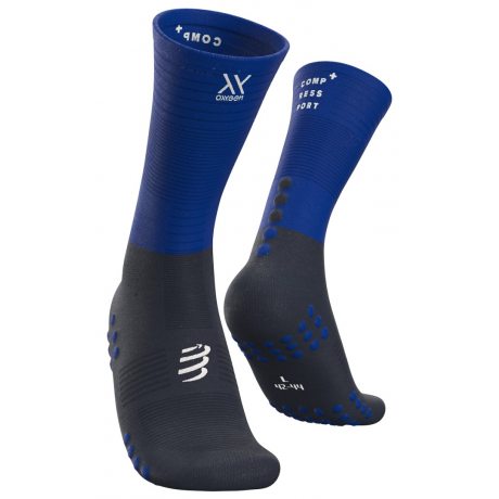 COMPRESSPORT MID COMPRESSION SOCKS blue lolite