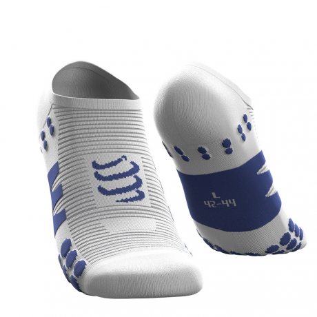 COMPRESSPORT NO SHOW SOCKS white/blue