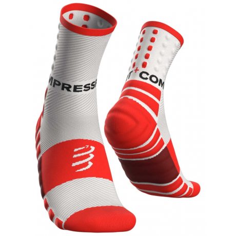 COMPRESSPORT SHOCK ABSORB SOCKS bílá