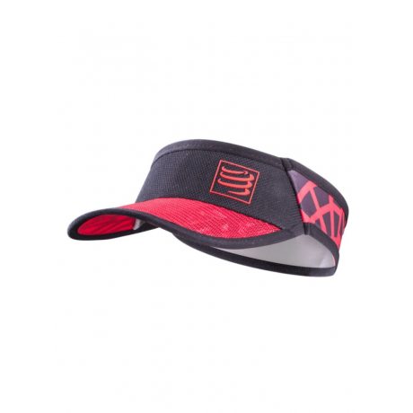 COMPRESSPORT SPIDERWEB ULTRALIGHT VISOR red/black