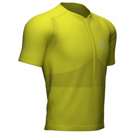 COMPRESSPORT TRAIL HALF-ZIP FITTED SS TOP primrose