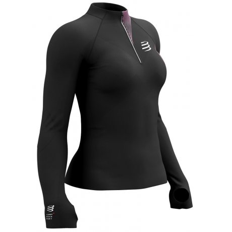 COMPRESSPORT WINTER TRAIL POSTURAL LS TOP W black