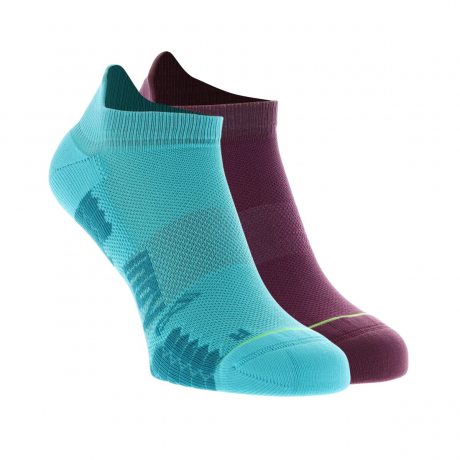 Inov-8 TRAILFLY SOCK LOW teal/purple