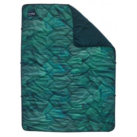 Therm-a-Rest Stellar Blanket green wave print