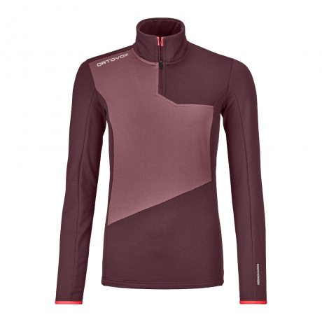 Ortovox FLEECE LIGHT ZIP NECK W winetasting