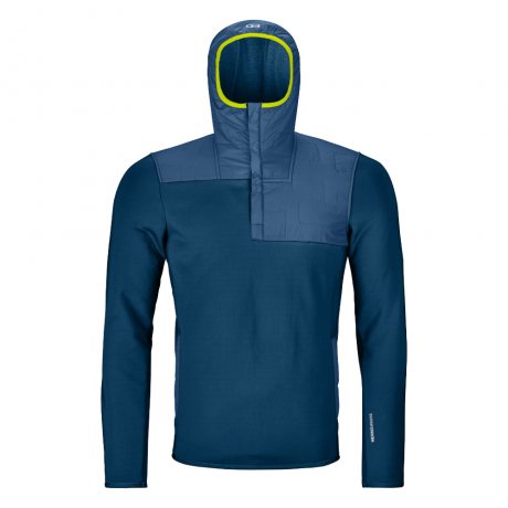 Ortovox FLEECE PLUS ANORAK M petrol blue