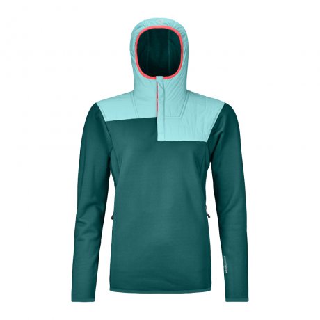 Ortovox FLEECE PLUS ANORAK W pacific green