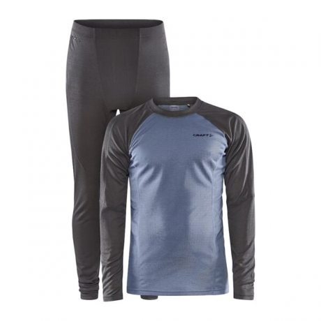 CRAFT CORE Warm Baselayer M tmavě modrá s hnědou 1909709-985362