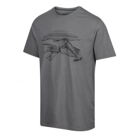 Inov-8 GRAPHIC TEE &quot;HELVELLYN&quot; M grey