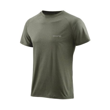 Skins Activewear Bergmar Mens Active Top S/S Round Neck Utility/Marle