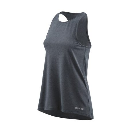 Skins Activewear Siken Womens Tank Top Navy Blue/Marle