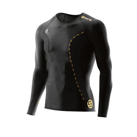 Skins DNAmic Mens Top Long Sleeve Black