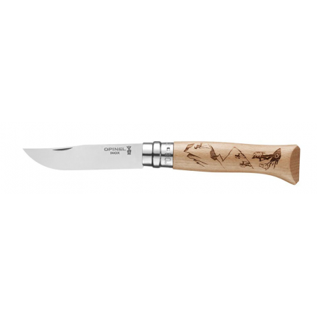 OPINEL VRI N°08, Gravure Sport Rando, 8,5 cm