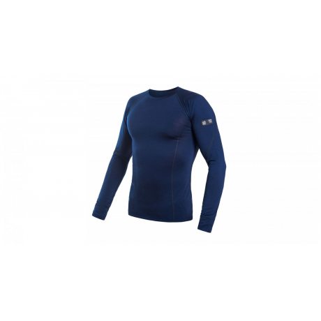 SENSOR MERINO ACTIVE pánské triko dl.rukáv deep blue