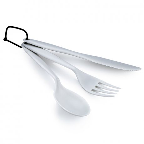 GSI Outdoors Tekk Cutlery Set eggshell