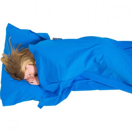 Lifeventure Cotton Sleeping Bag Liner blue