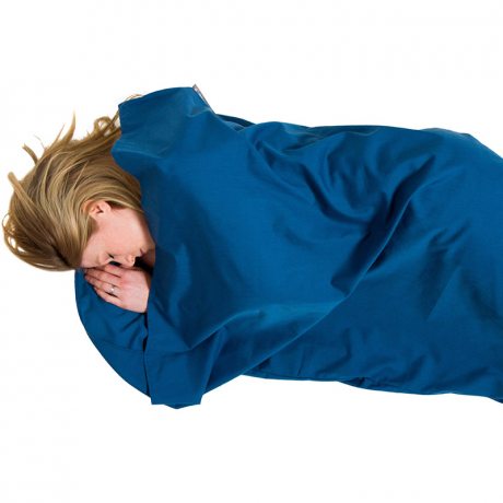 Lifeventure Polycotton Sleeping Bag Liner navy