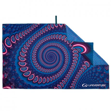 Lifeventure Printed SoftFibre Trek Towel Recycled andaman