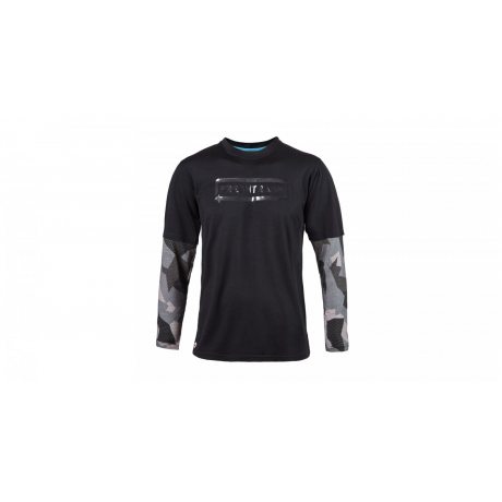 SENSOR FT MEN'S ESCAPE MERINO LONG SLEEVE TEE black/camo