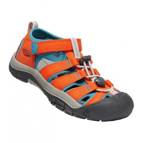 KEEN Newport H2 Jr safety orange/fjord blue