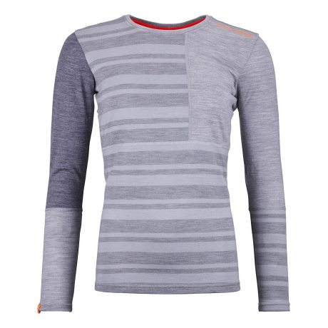 Ortovox 185 ROCK'N'WOOL LONG SLEEVE W grey blend