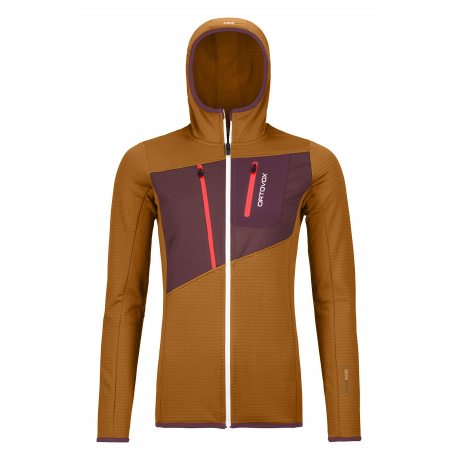 Ortovox Fleece Grid Hoody W sly fox