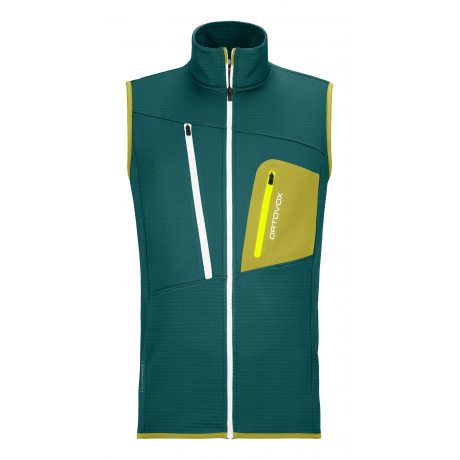 Ortovox FLEECE GRID VEST M pacific green