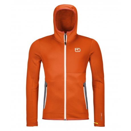 Ortovox Fleece Hoody M hot orange