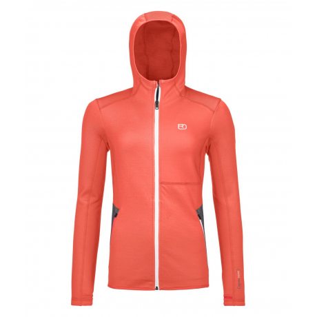 Ortovox Fleece Hoody W coral