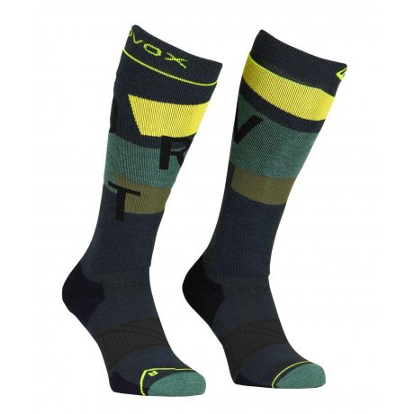 Ortovox Freeride Long Socks Cozy M black steel