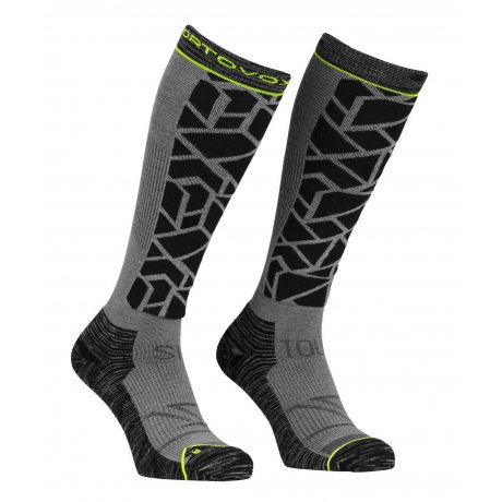 Ortovox Ski Tour Compression Long Socks M black raven