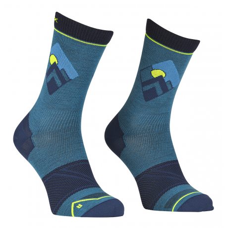 Ortovox Alpine Light Compression Mid Socks M mountain blue