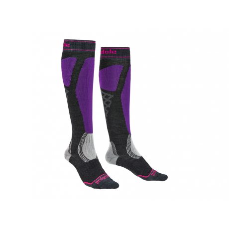 Bridgedale Ski Easy On Women's graphite / purple