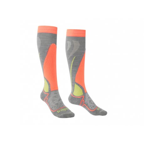 Bridgedale Ski Junior Racer grey/neon