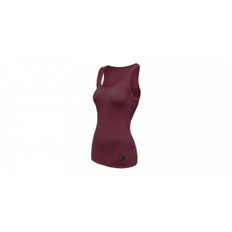 SENSOR MERINO AIR dámské triko bez rukávu port red 23200018