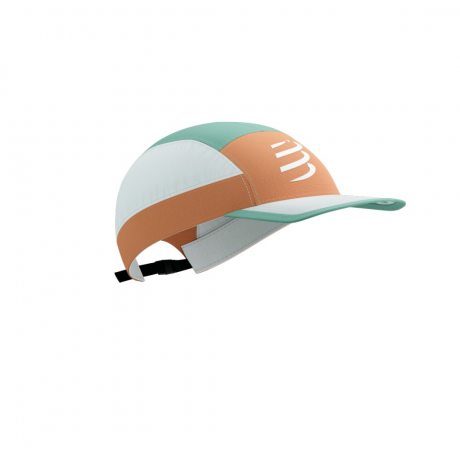 COMPRESSPORT 5 PANEL LIGHT CAP papaya punch/creme de menthe