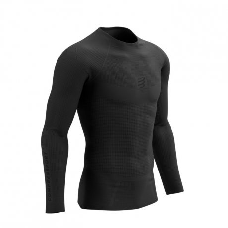 COMPRESSPORT ON/OFF BASE LAYER LS TOP M black