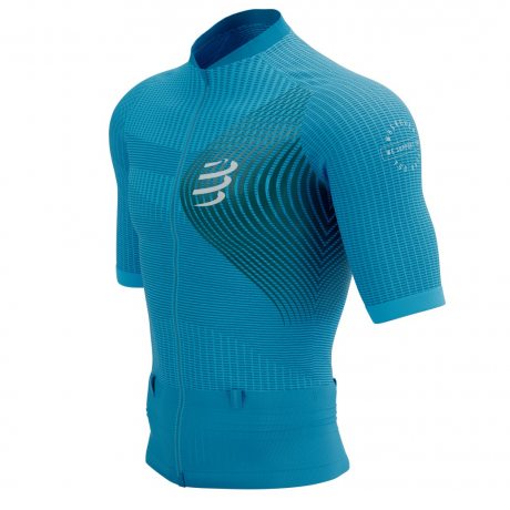 COMPRESSPORT TRAIL POSTURAL SS TOP M hawaiian ocean/shaded spruce