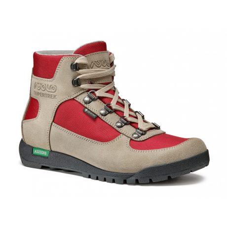 ASOLO SUPERTREK GTX earth beige/chilli red dámská