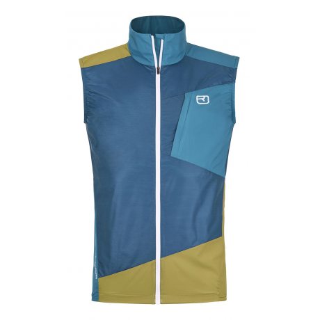 Ortovox Windbreaker Vest Men's Petrol Blue