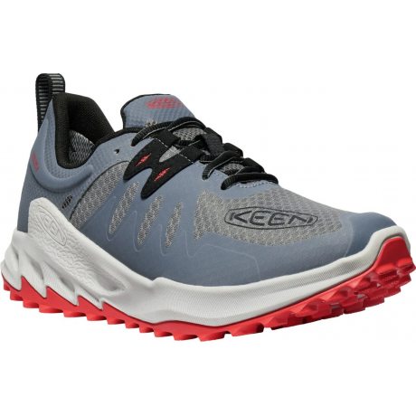 KEEN ZIONIC WP M steel grey/poppy red