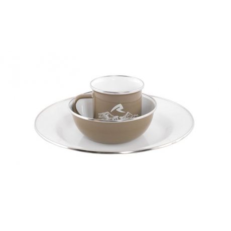 Robens Tongass Single Enamel Set khaki